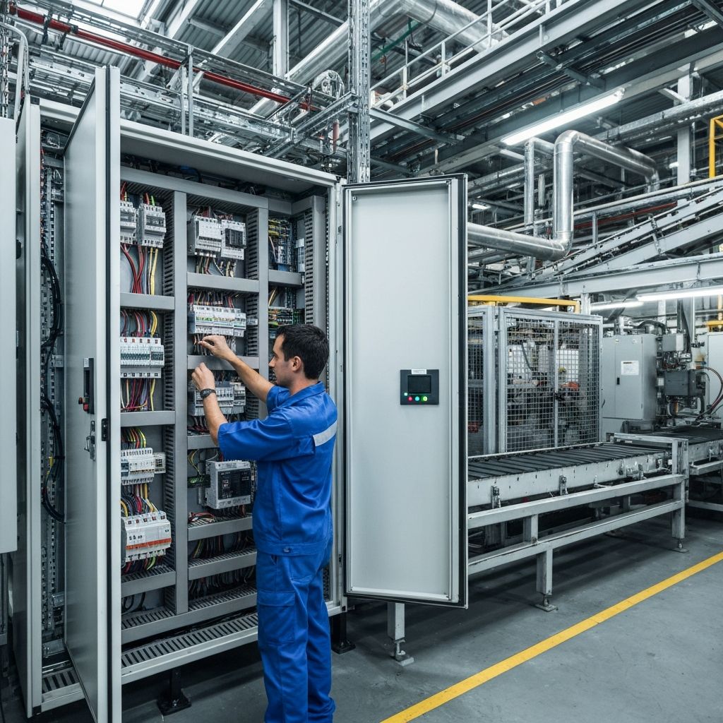 Instalasi Panel Industri Manufaktur